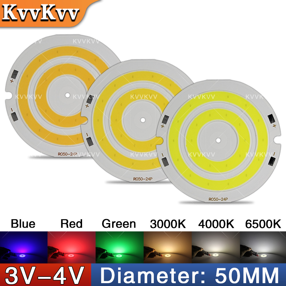 Aquarium Light - 3V 4V 원형 COB LED 램프