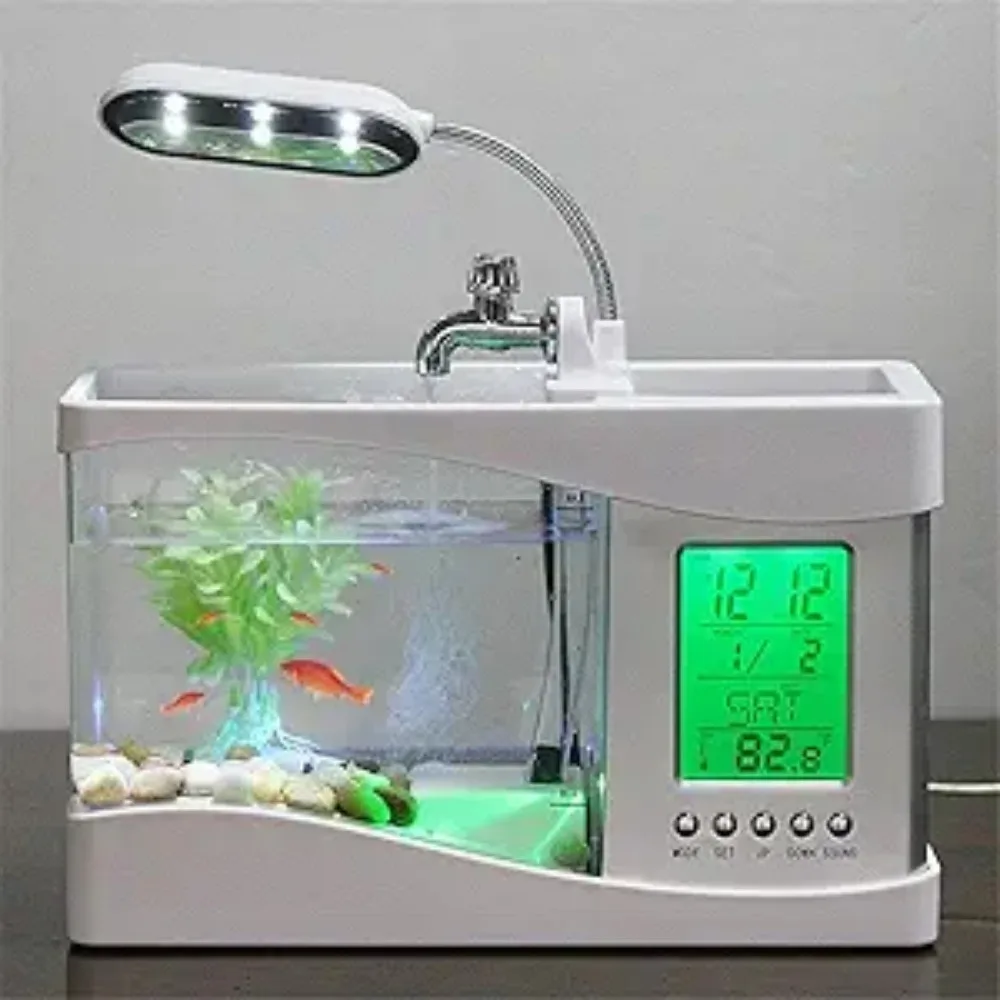 Aquarium Light - 물 실행 펌프가 있는 수족관 미니