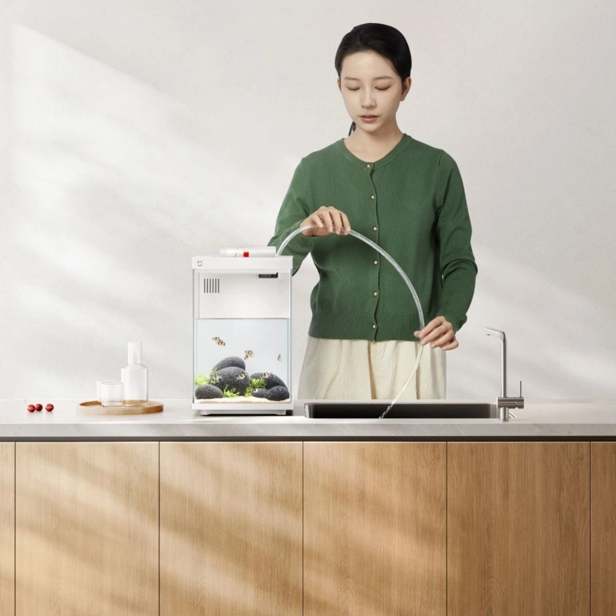 미지아 스마트 데스크탑 어항 10L 스마트 물고기 탱크 - Xiaomi Aquarium Fish Tank 리뷰 및 가격