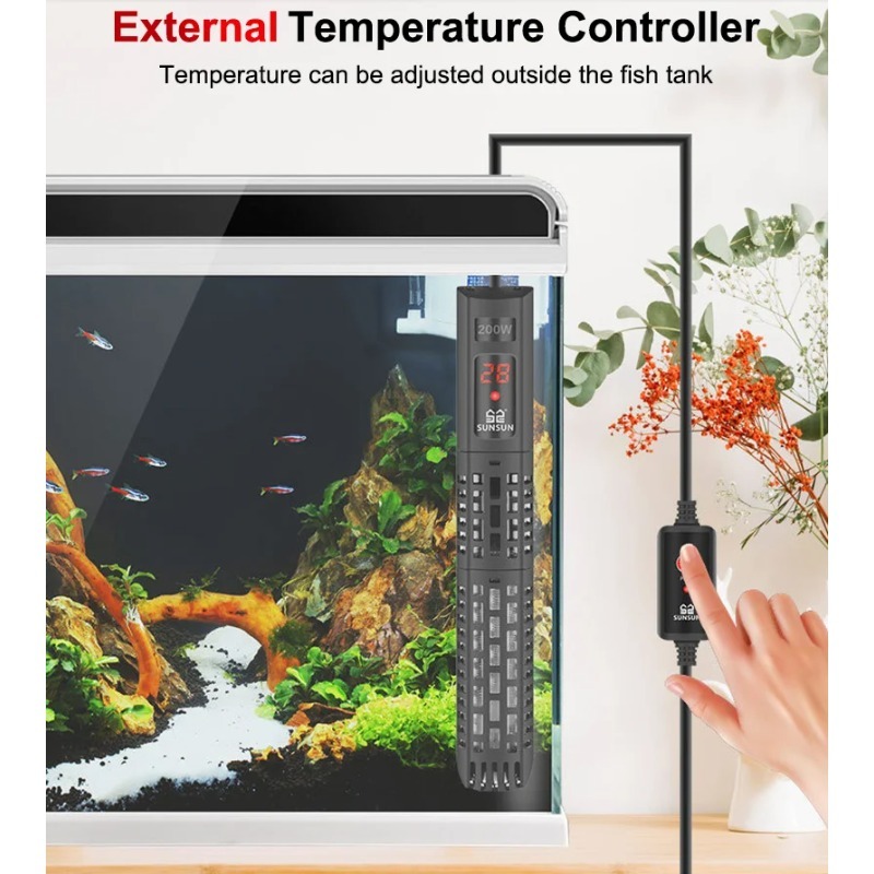 수족관 수중 히터 어항 LCD 디스플레이 디지털 조절식 - Fish Tank Heater 리뷰 및 가격