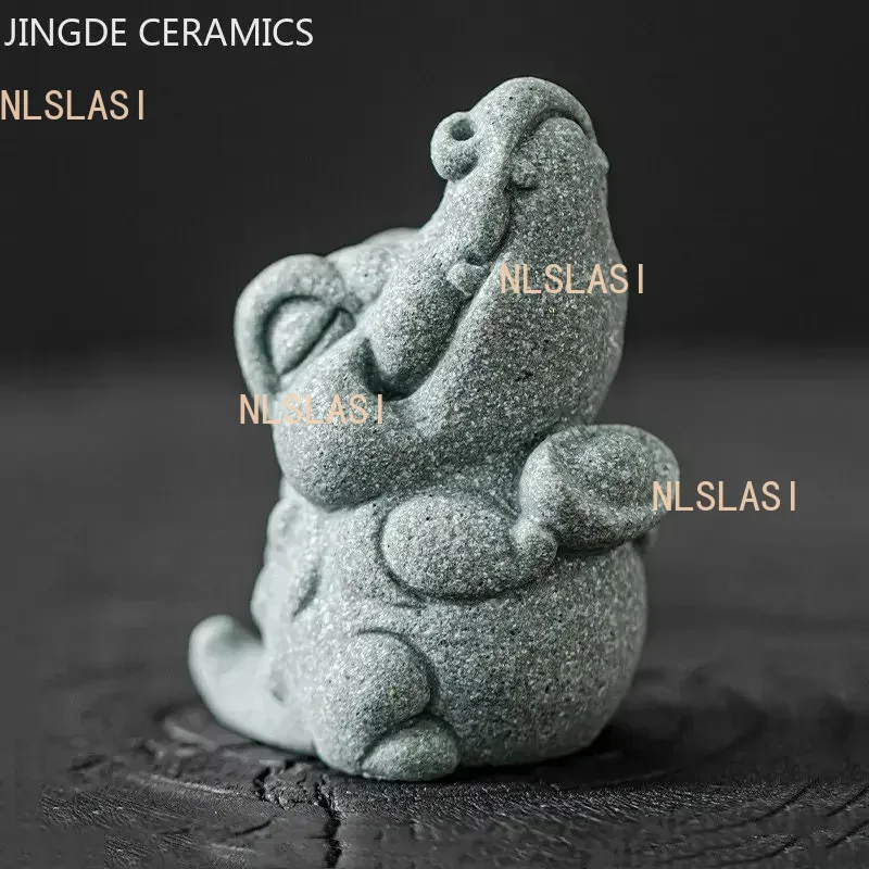 크리에이티브 수제 돌 차 애완 동물 장식 골드 두꺼비  - Fish Tank Gravel 리뷰 및 가격